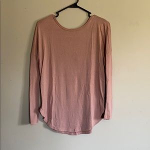 Cross back long sleeve